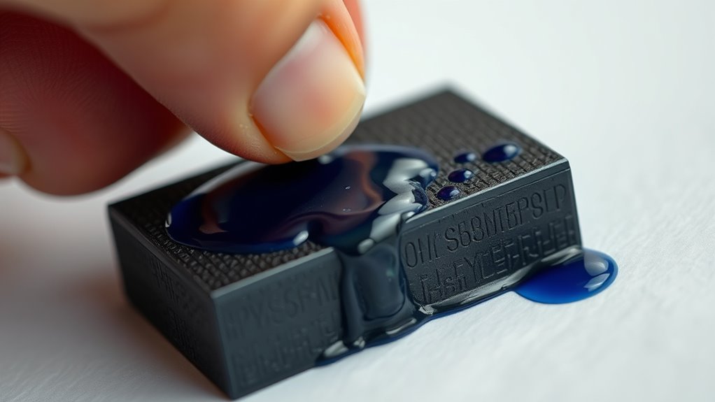 allow ink to absorb