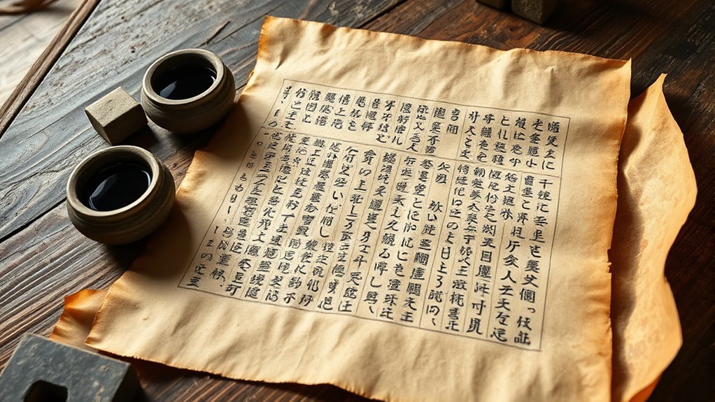 ancient ink formulation diversity