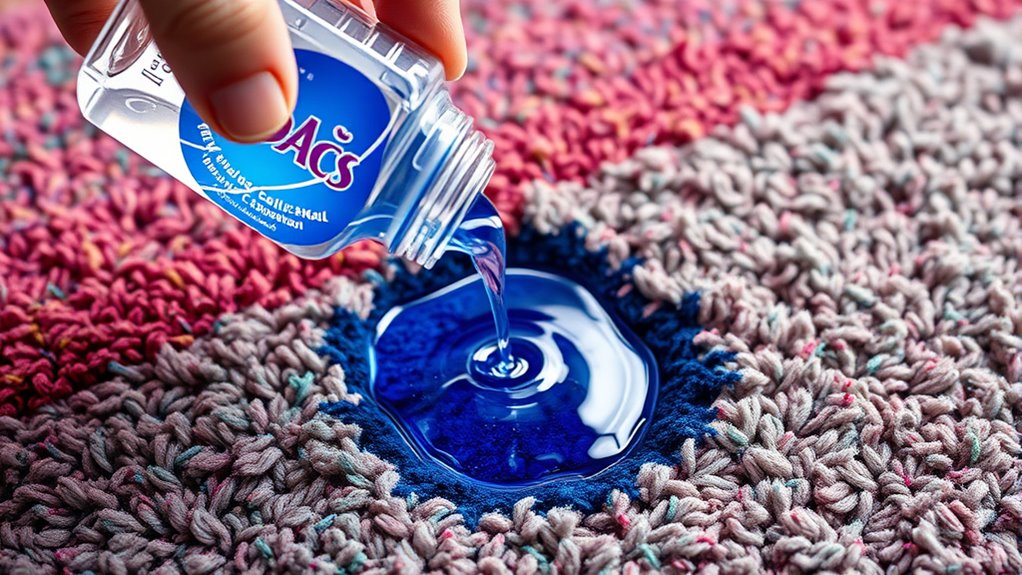 apply gentle cleaning solution