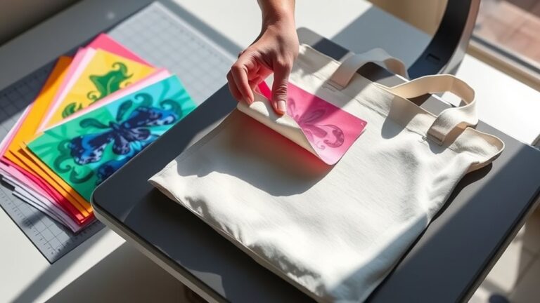 apply infusible ink carefully