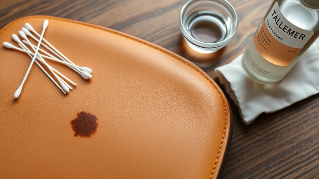 assess stain size gather supplies
