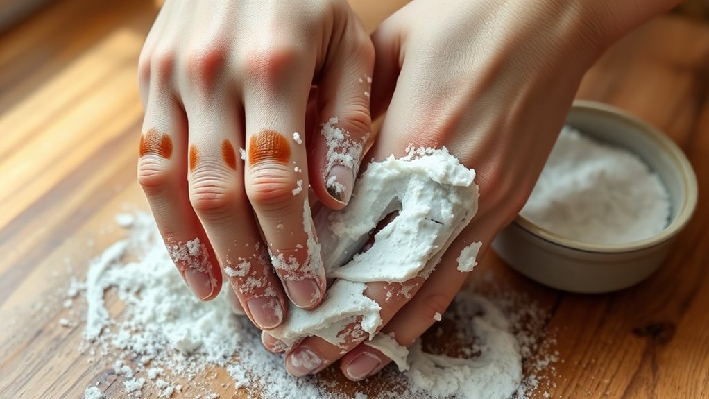 baking soda removes ink