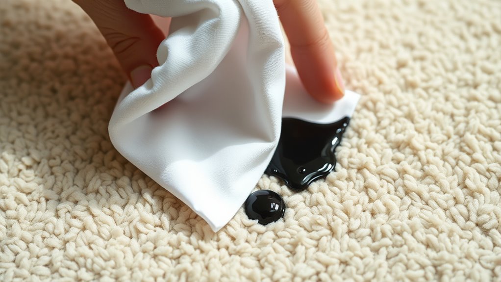 blot ink immediately