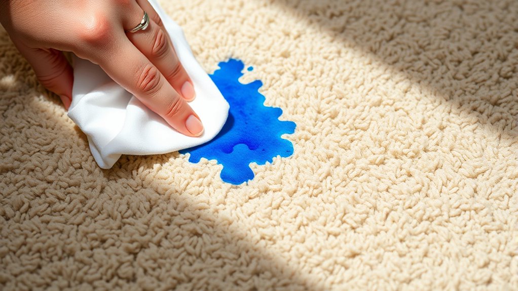 blot ink immediately quickly