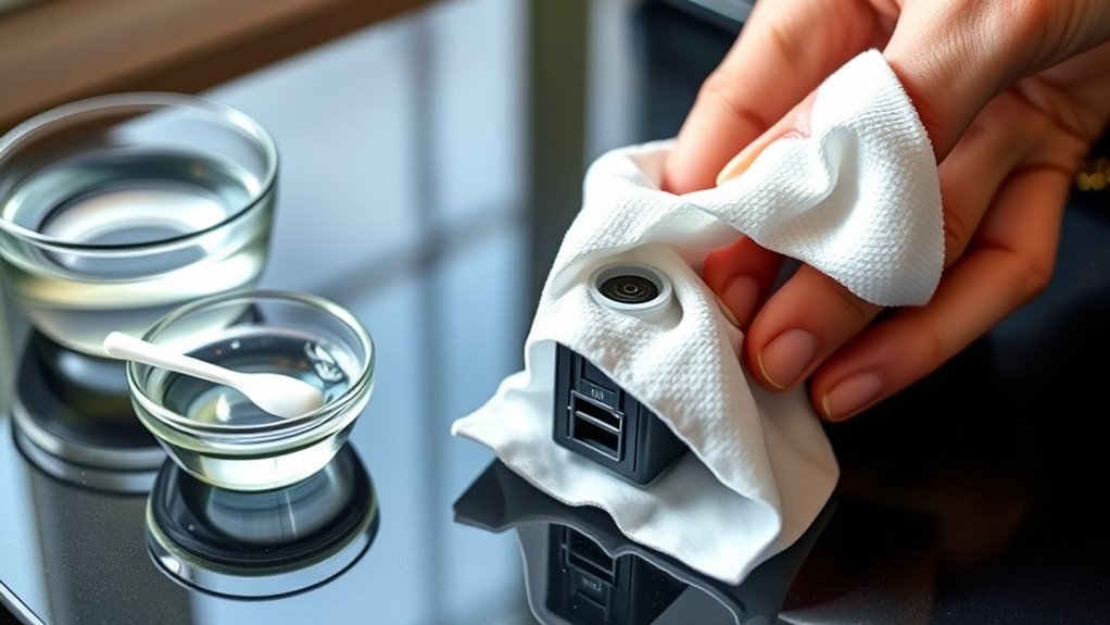 clean dried ink cartridges