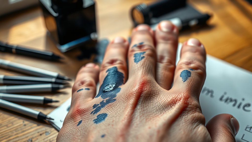 common ink exposure risks