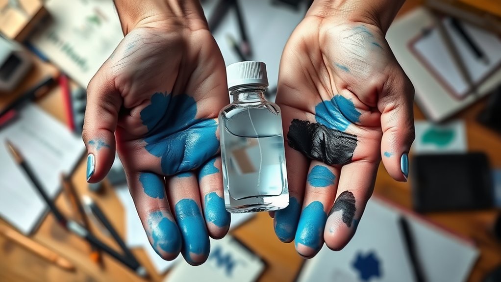 common ink stain causes