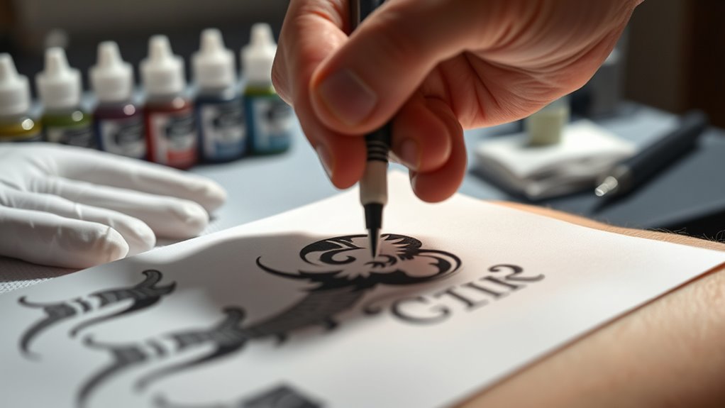consult professional tattoo artists