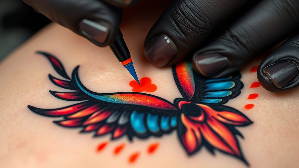 contrast blending color choice