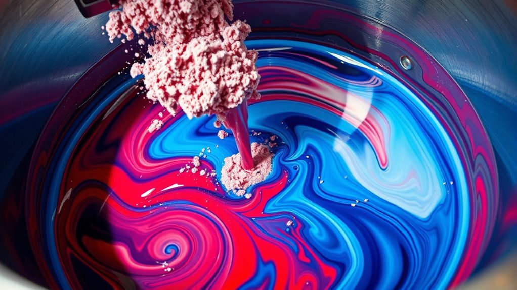 ensure even pigment dispersion