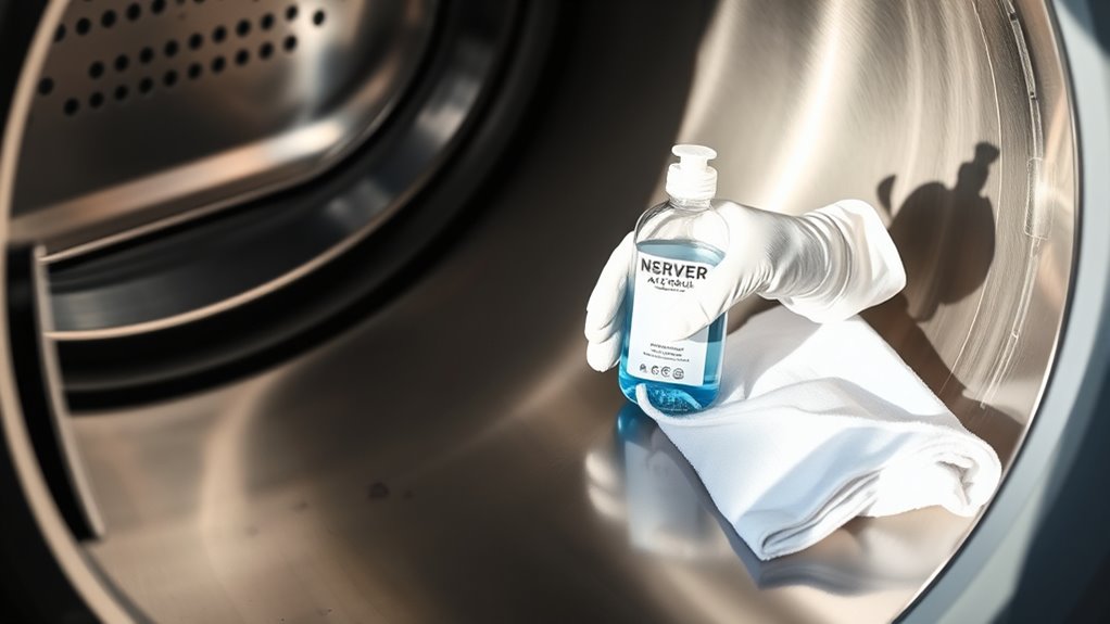 gather cleaning supplies and gear