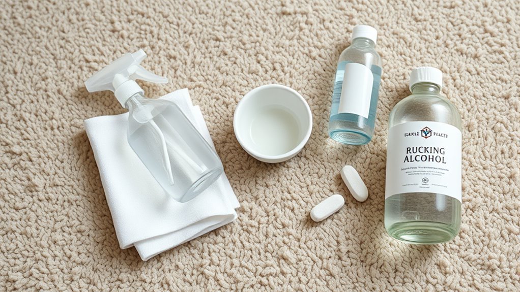 gather cleaning supplies and tools