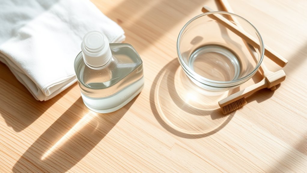 gather cleaning supplies beforehand