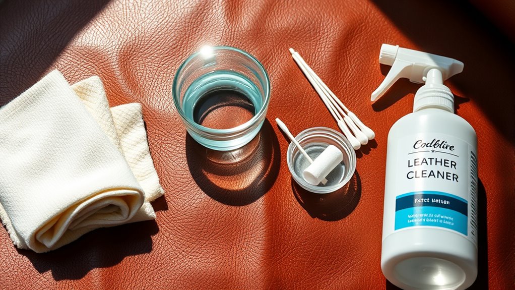 gather cleaning supplies beforehand