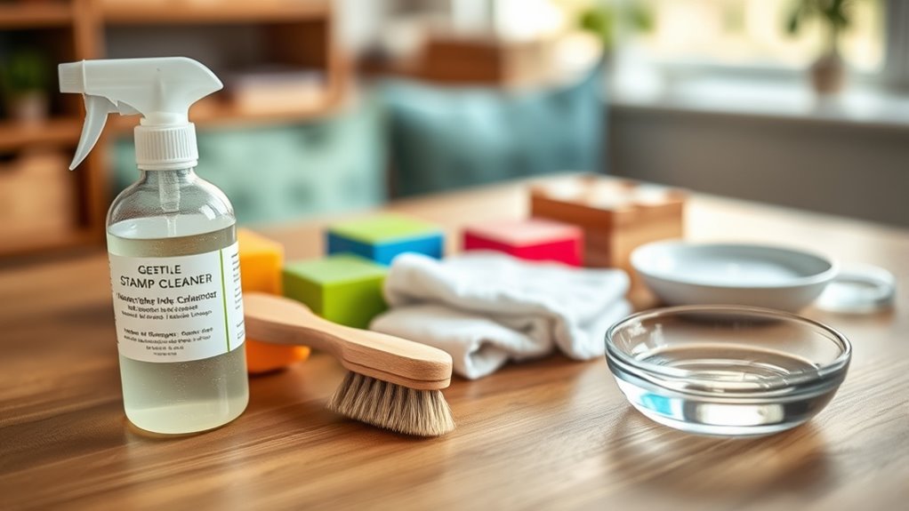 gather cleaning supplies beforehand