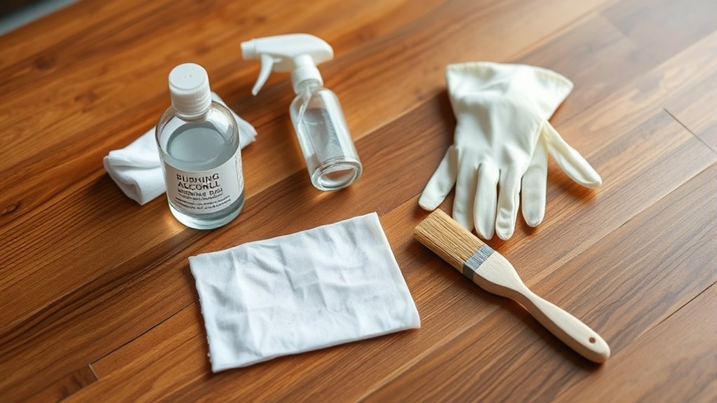 gather cleaning supplies efficiently