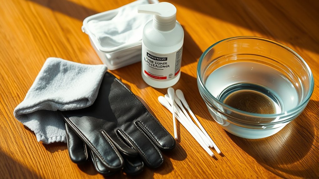 gather gentle cleaning supplies