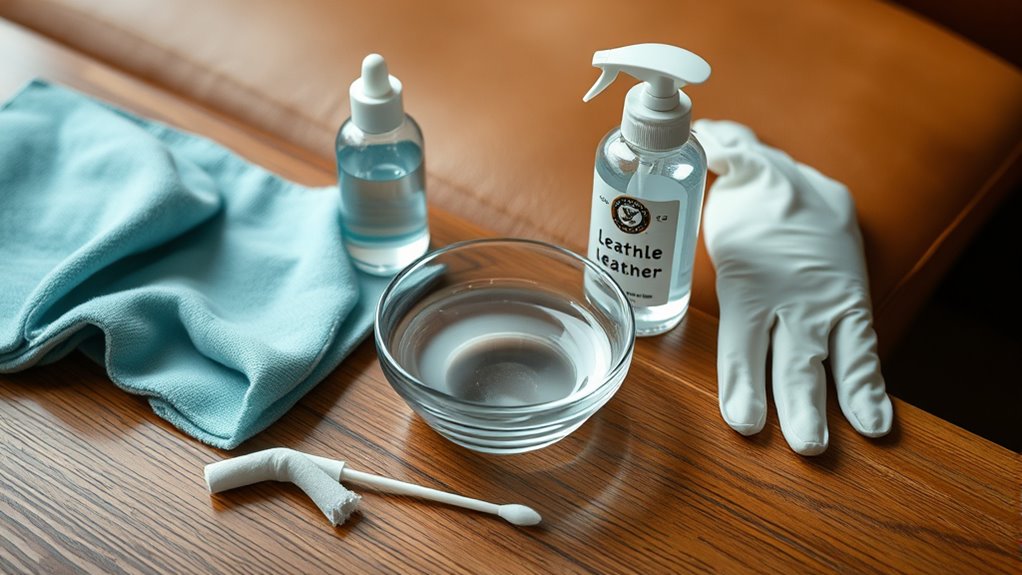 gather gentle cleaning supplies