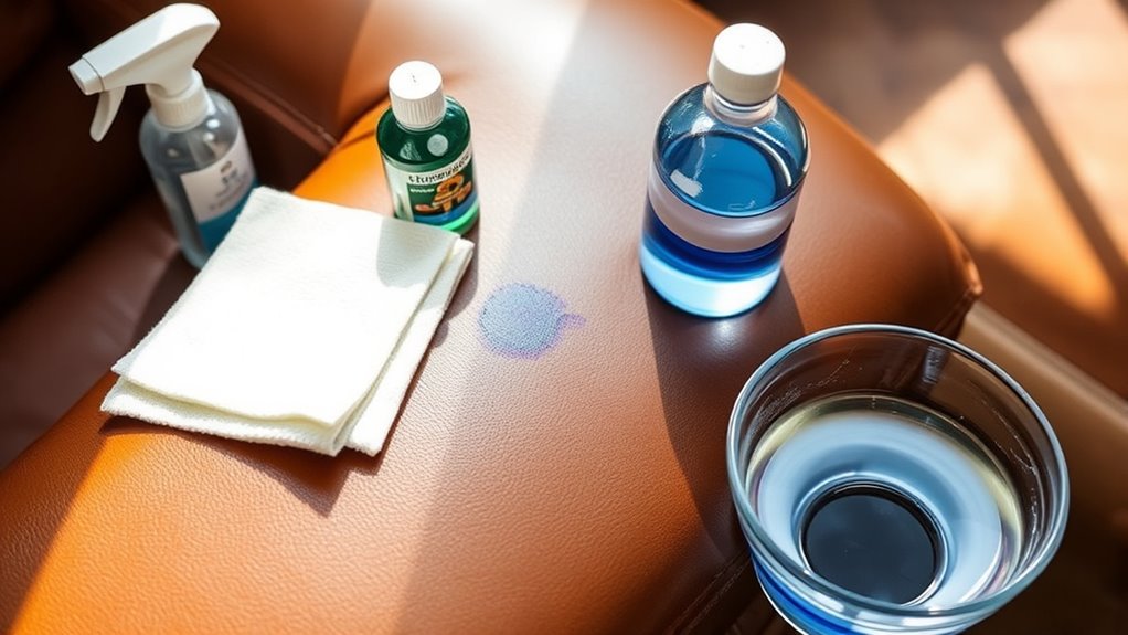 gather ink leather cleaning supplies