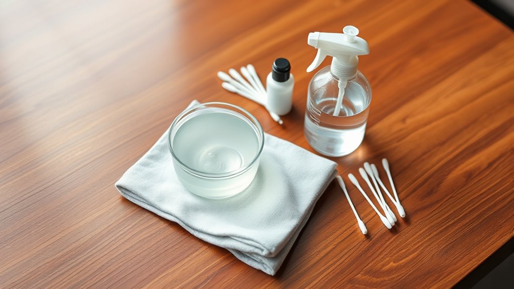 gather proper cleaning supplies
