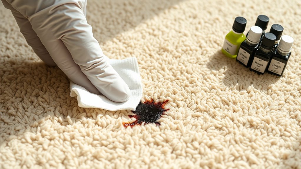 identify ink and carpet types