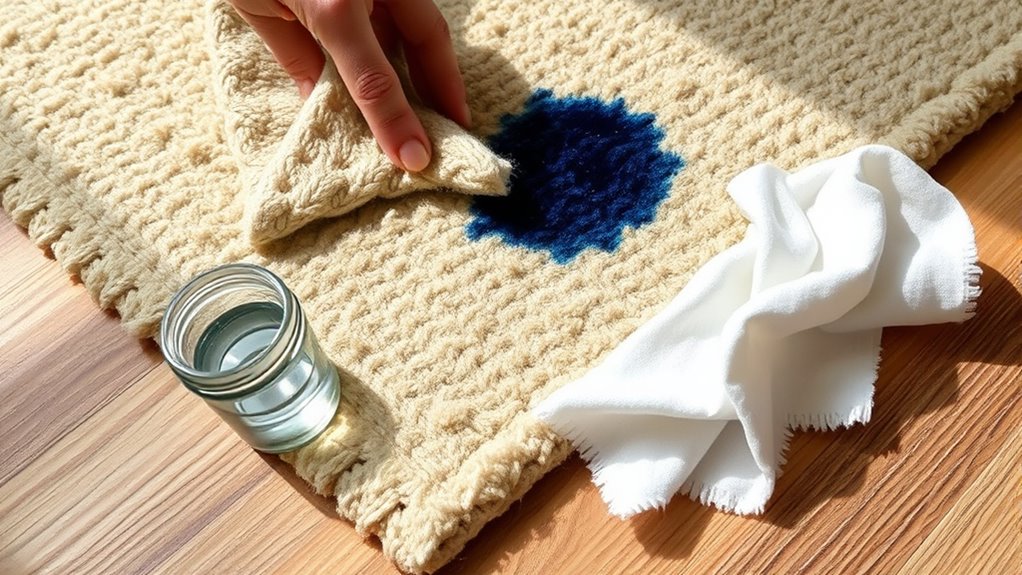 identify ink and rug type