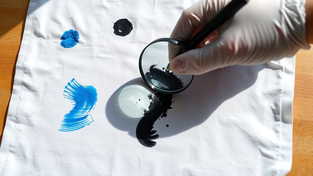 identify ink stain type