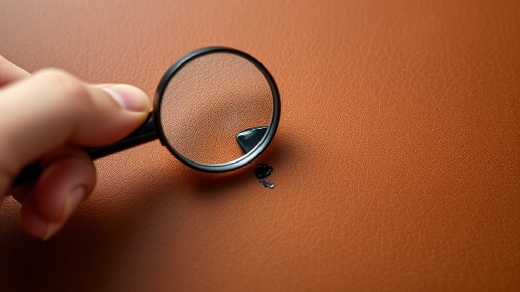 identify leather before cleaning