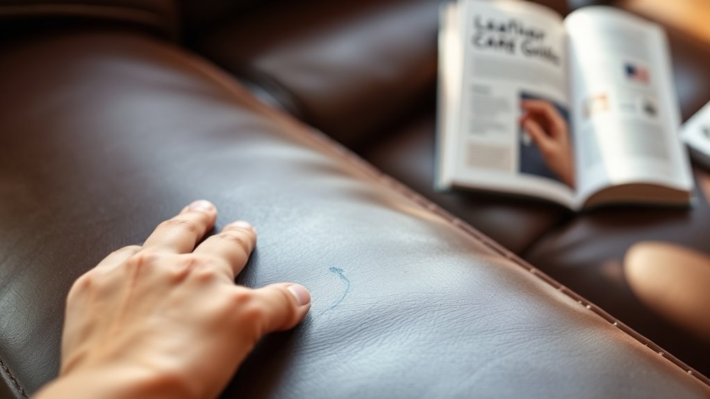 identify leather type first