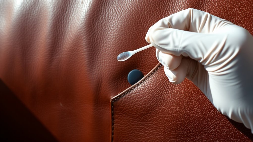 identify leather type first