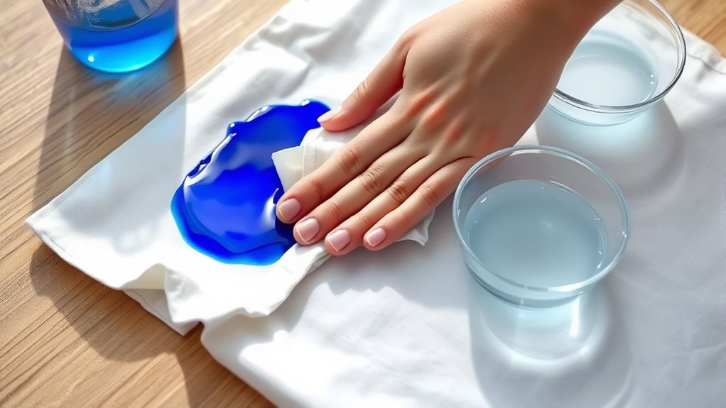 identify stain test cleaner