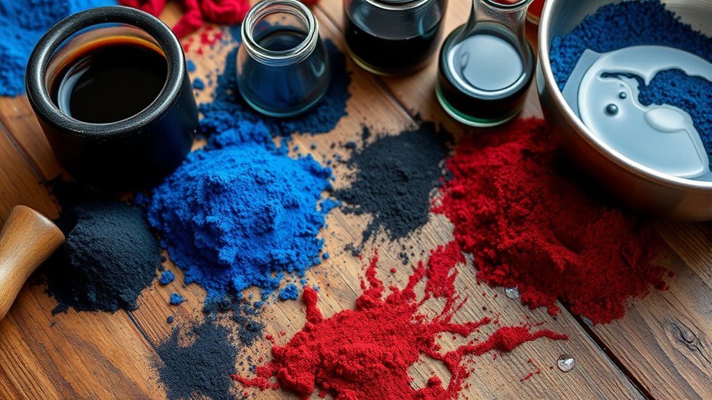 ingredients that create ink