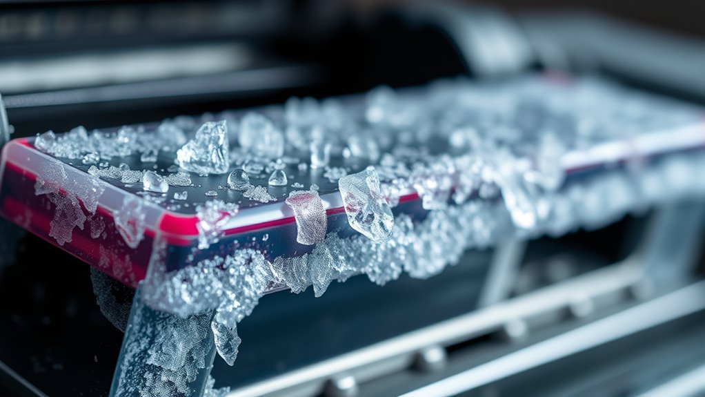 ink freezes printer damage
