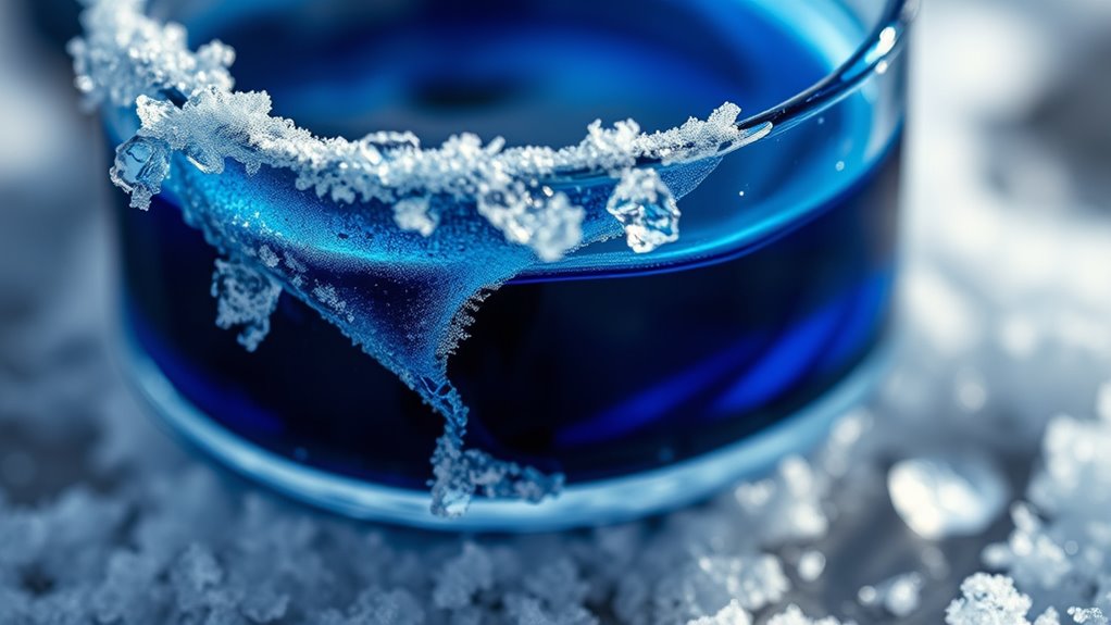 ink freezing point varies greatly