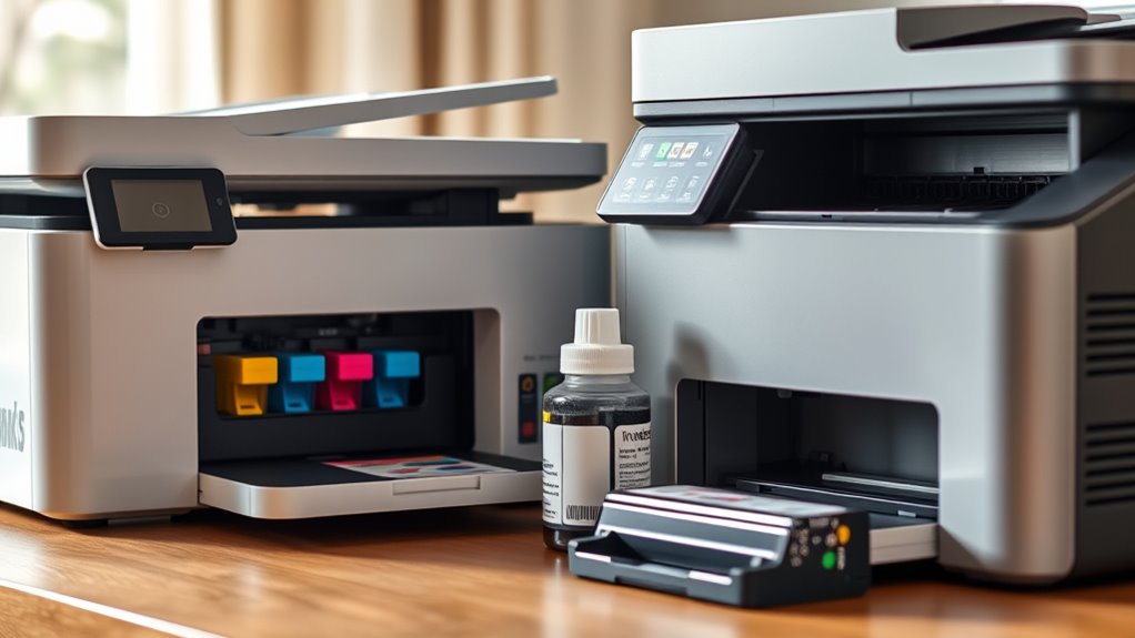 inkjet vs laser differences