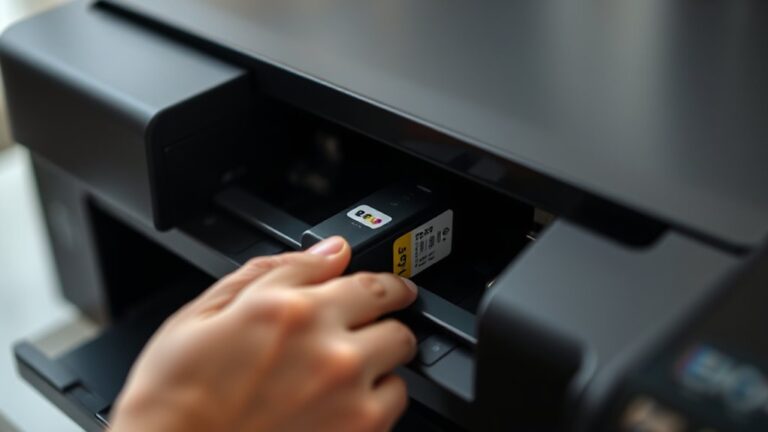 insert ink cartridge correctly