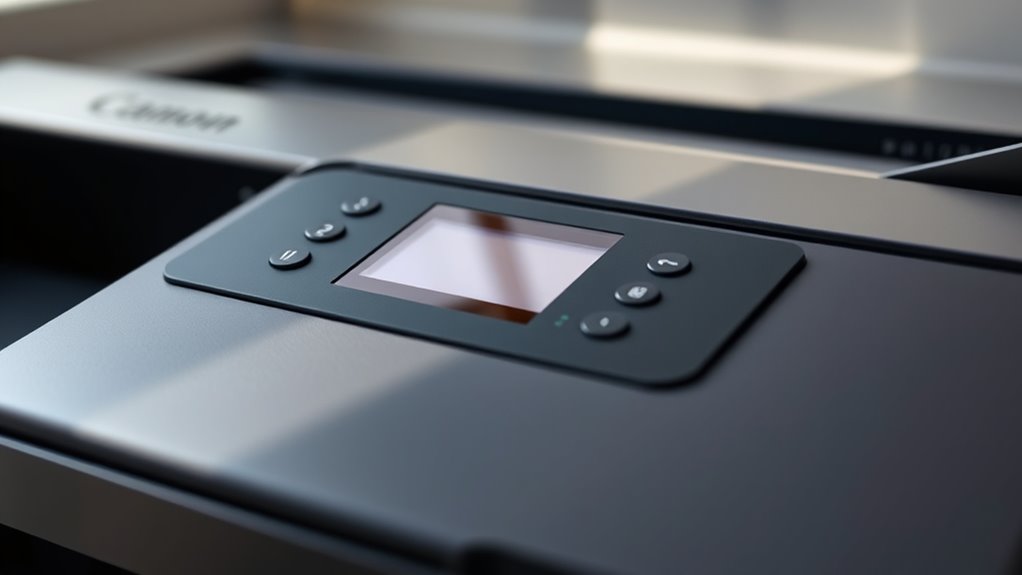 locate printer control panel