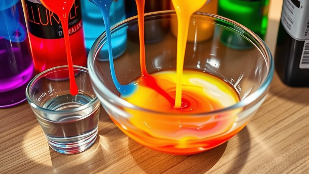 mix add stir ready