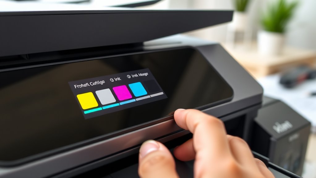 monitor ink levels accurately