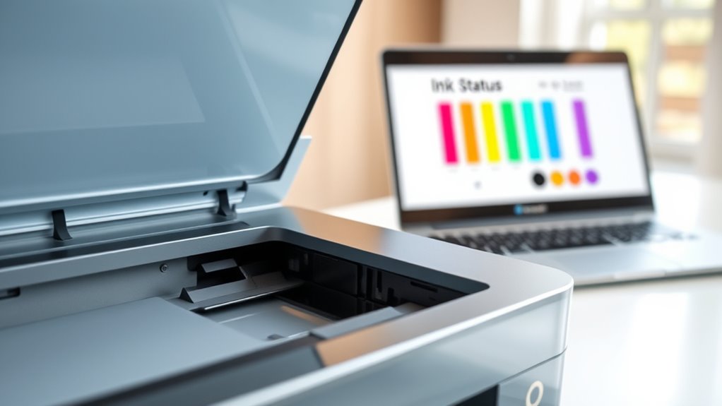 monitor ink levels digitally
