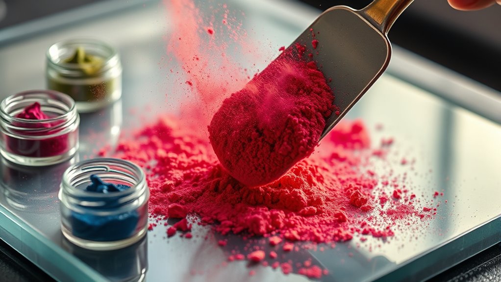 pigment grinding and mixing