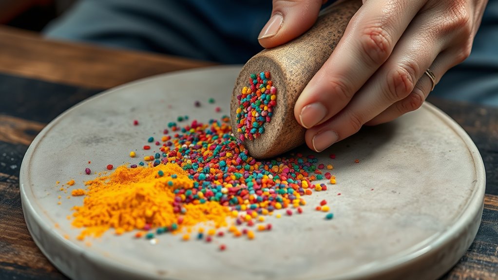 pigment preparation and grinding