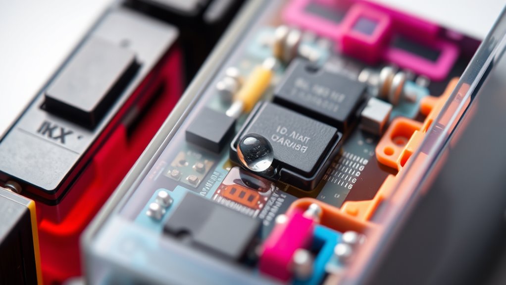 precise sensor equipped ink delivery