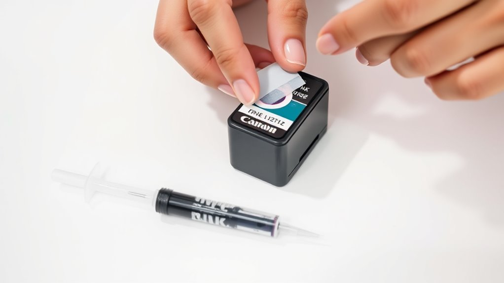 prepare cartridge before refilling