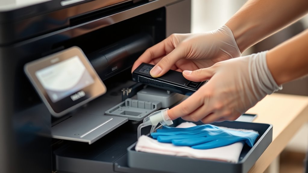 prepare cartridge for recycling
