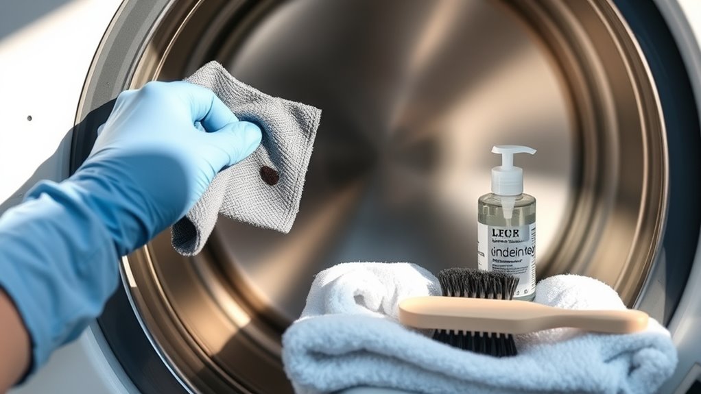 prepare dryer gather supplies