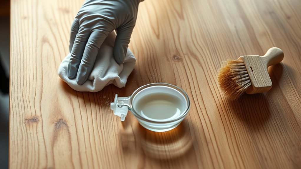 prepare wood surface properly