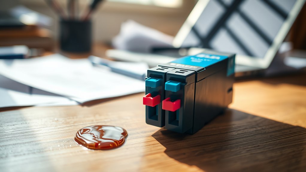 printer ink evaporation and leaks