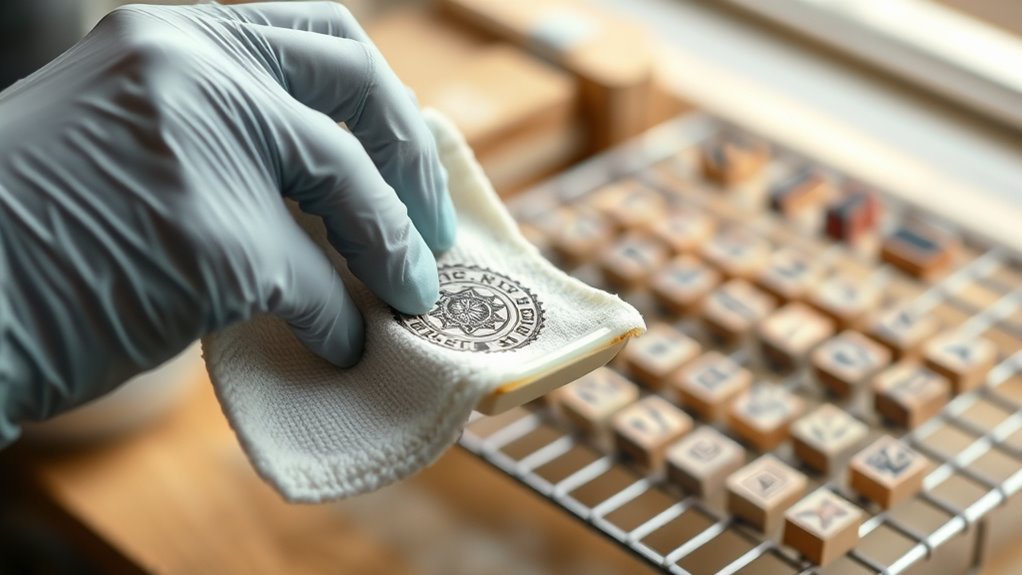 proper stamp drying storage