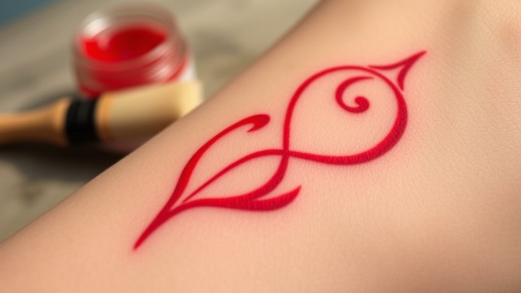 red ink care tips